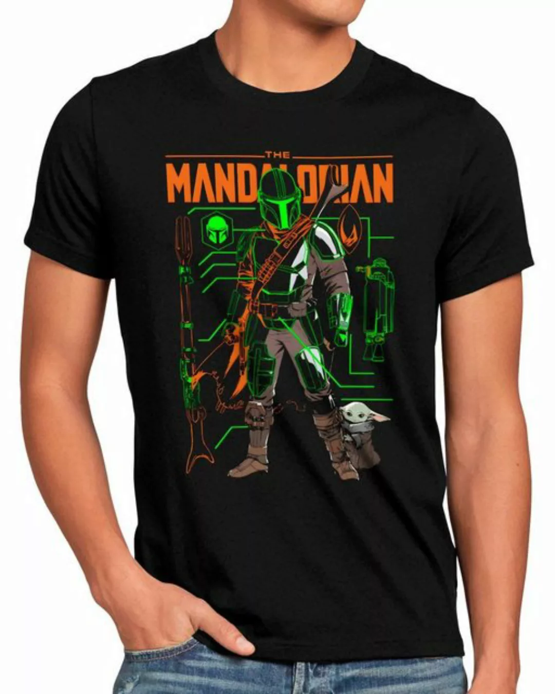 style3 T-Shirt yoda wars boba fett mandalorian andor star günstig online kaufen