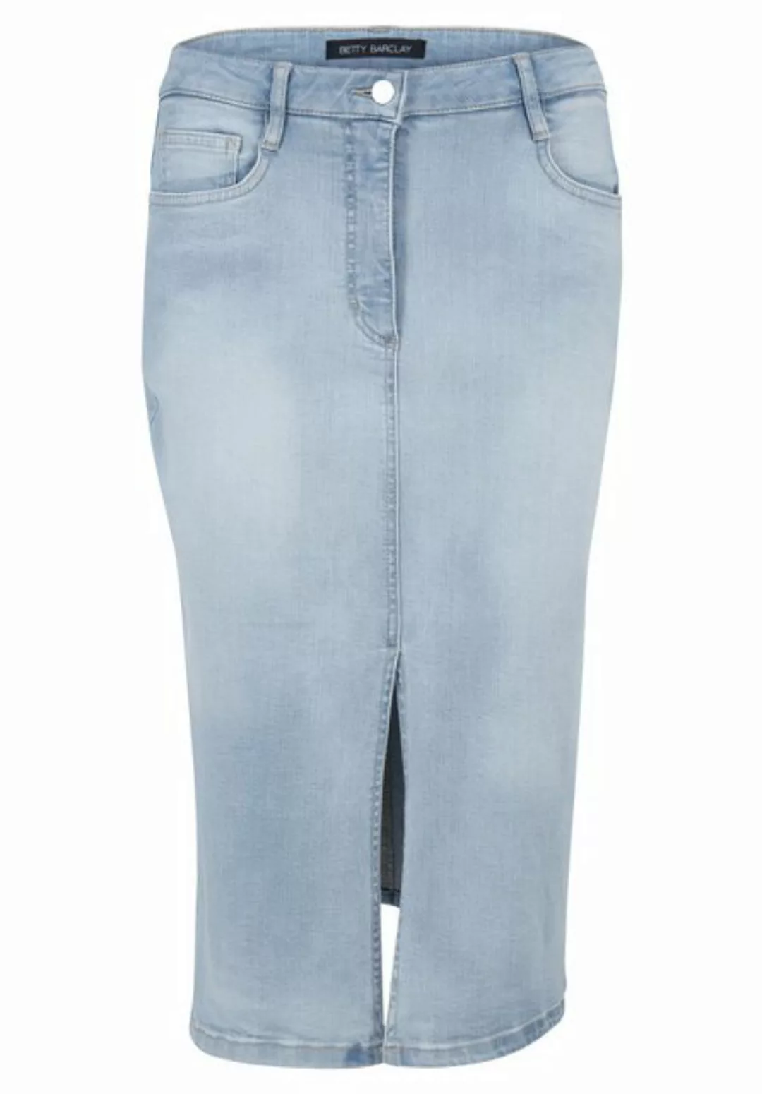 Betty Barclay Midirock "Betty Barclay Jeansrock mit Waschung", Form günstig online kaufen