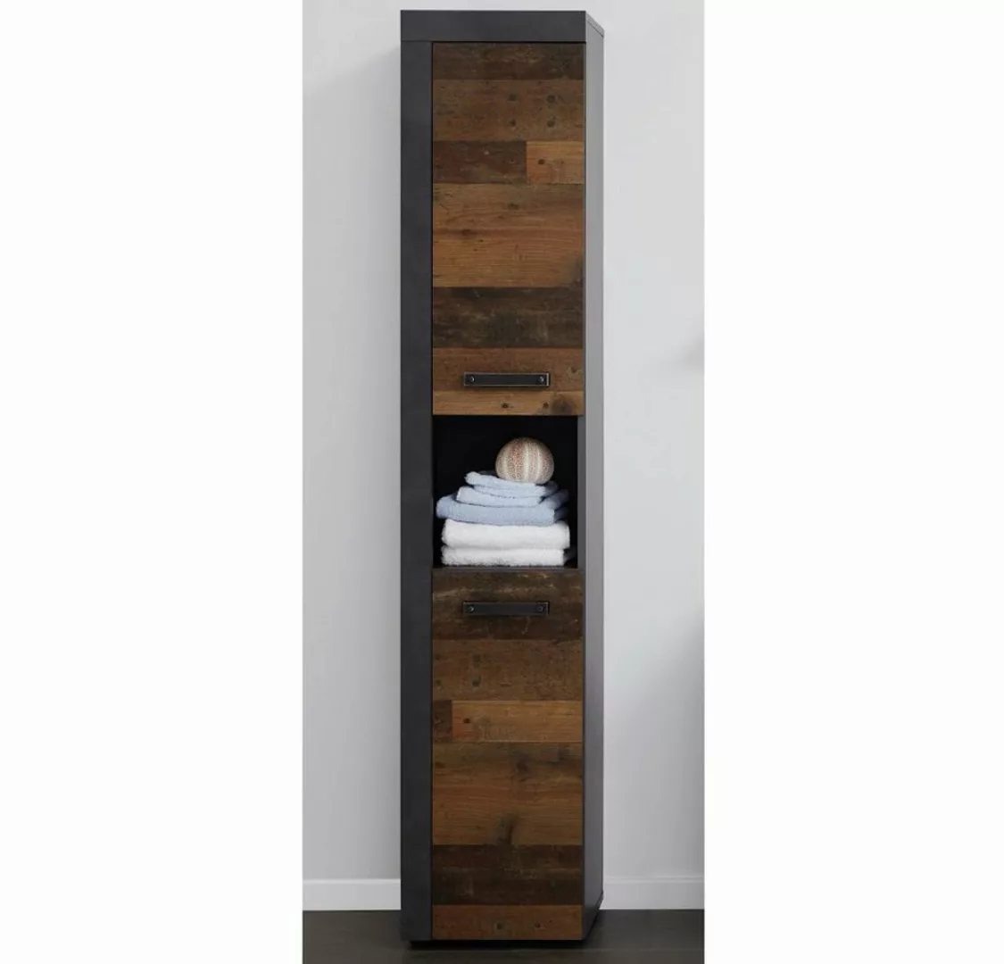 trendteam Hochschrank Cancun/Indy Badschrank Standschrank Badezimmermöbel B günstig online kaufen