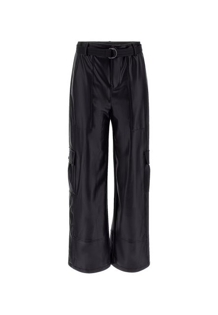 Guess Lederimitathose Cargohose Gwen PU Cargo Pant Hose (1-tlg) günstig online kaufen