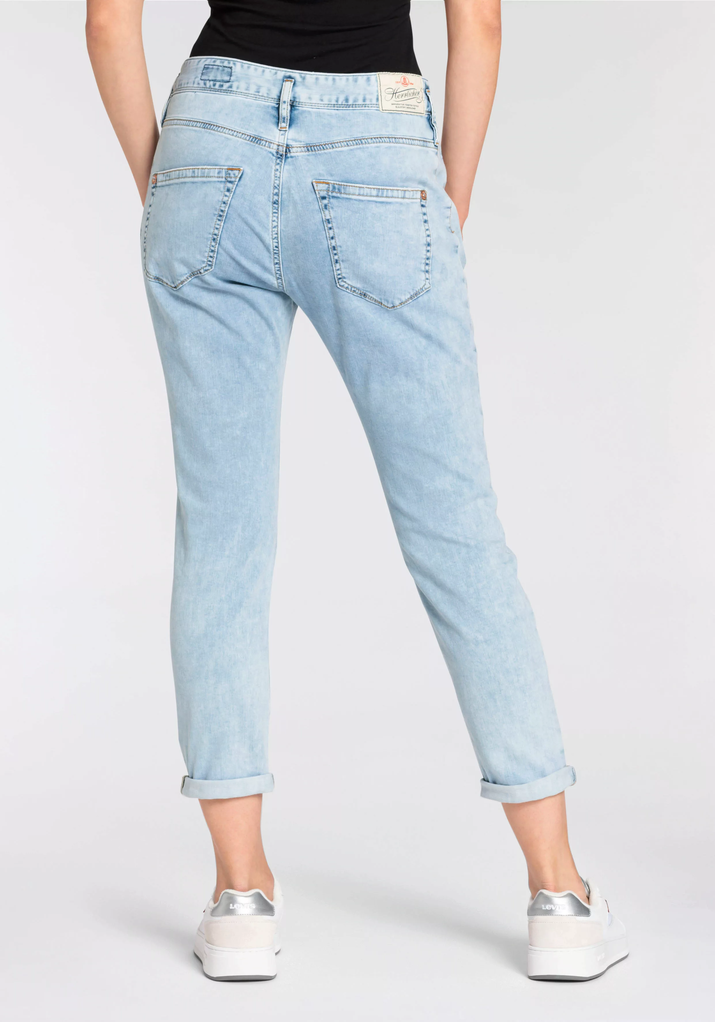 Herrlicher 5-Pocket-Jeans "Shyra Cropped Light Denim" günstig online kaufen
