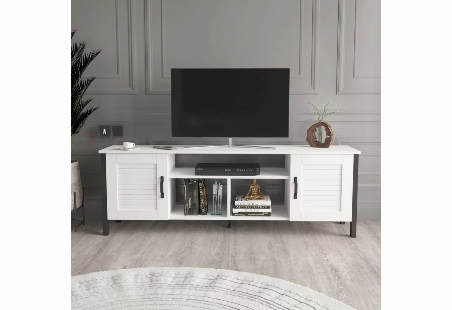 Skye Decor TV-Schrank Schränke, 61,3x150x39 cm, 100% Melaminbeschichtete Pa günstig online kaufen