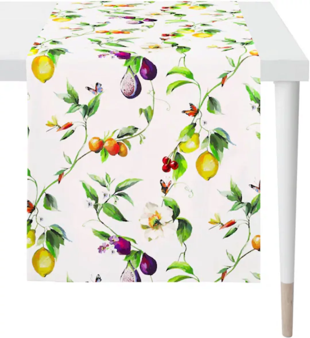 APELT Tischläufer »6851 SUMMERTIME, Sommerdeko, Sommer«, (1 St.), mit Blüte günstig online kaufen