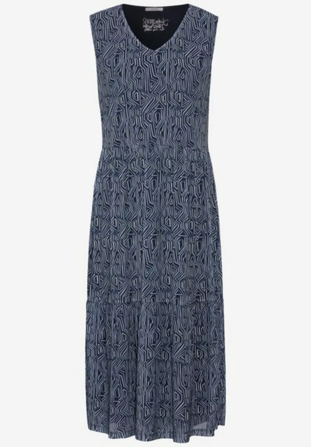 Cecil Maxikleid V-Neck Print Mesh Dress günstig online kaufen