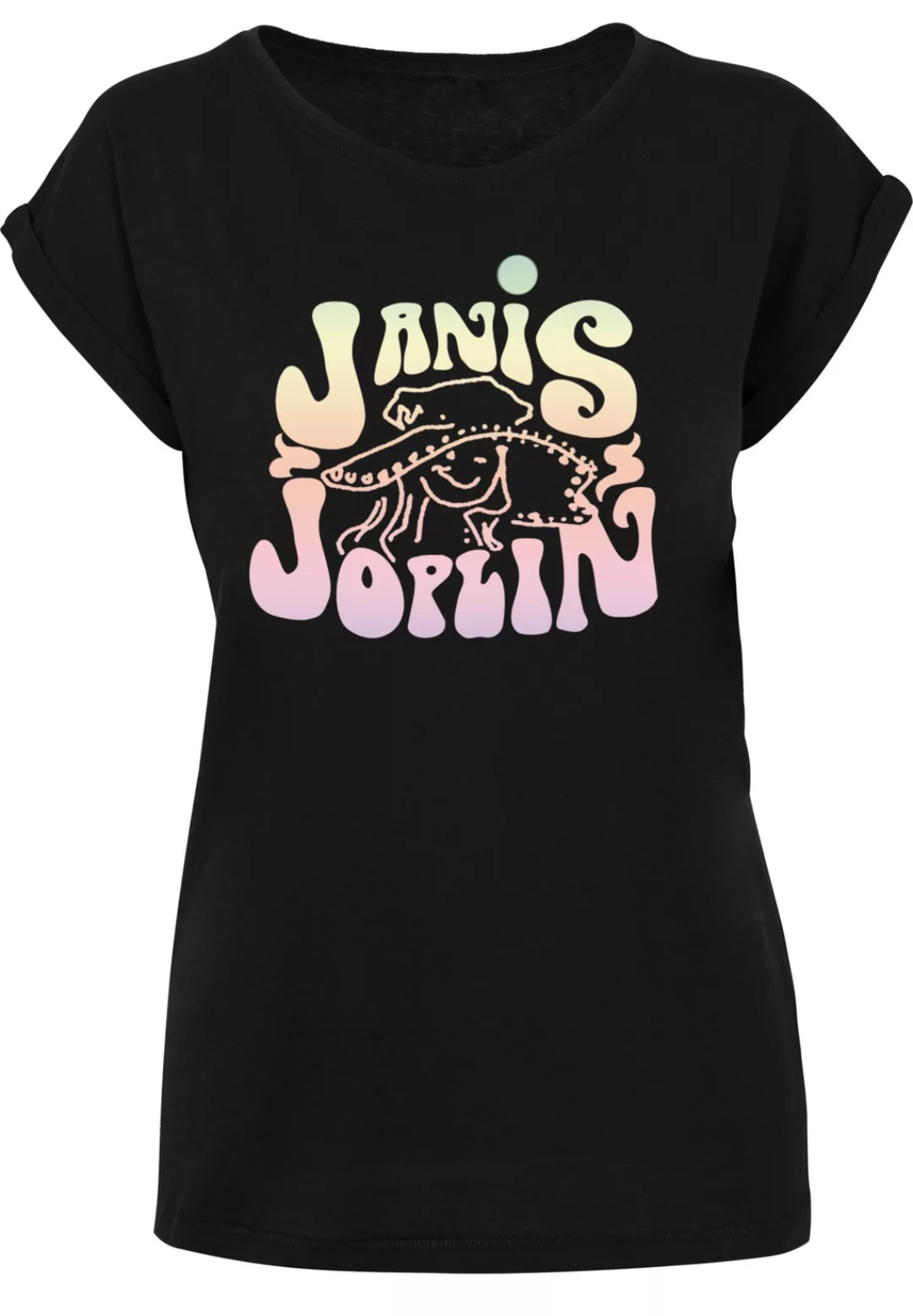 F4NT4STIC T-Shirt "Janis Joplin Pastel Logo", Print günstig online kaufen