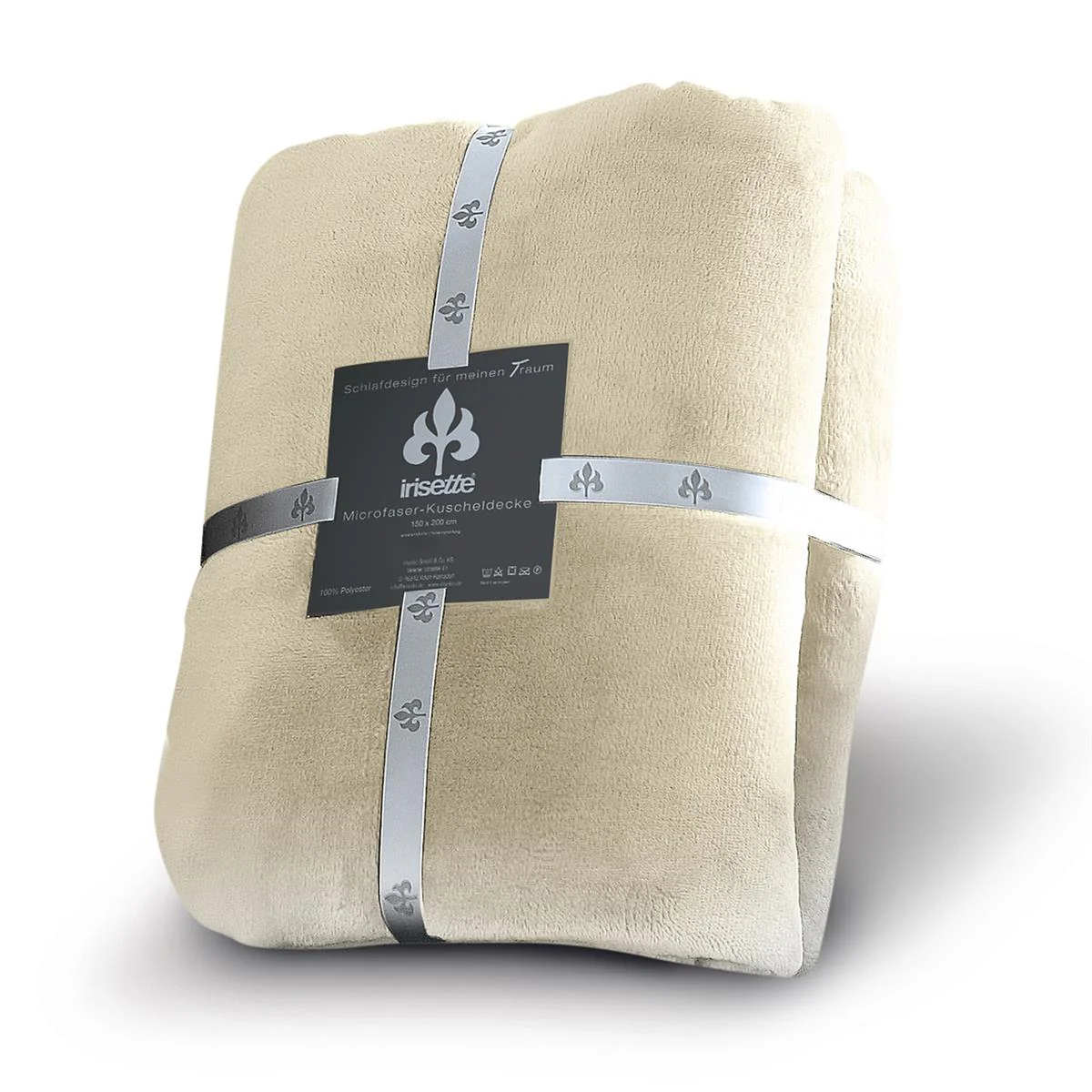 Irisette Wohndecke Flausch Kuscheldecke Relax 8900-84 Sand 150x200 günstig online kaufen