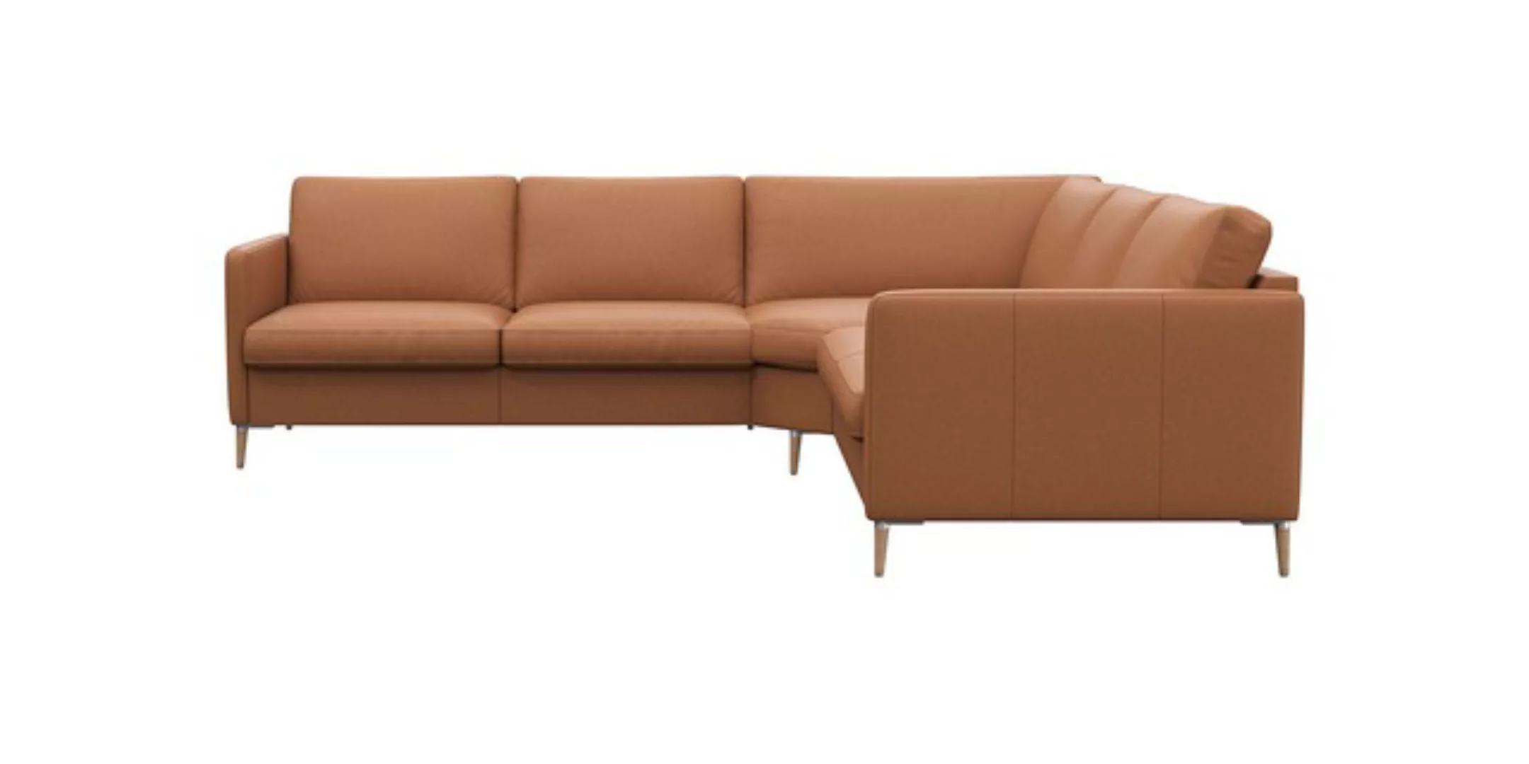 FLEXLUX Ecksofa "Fiore, gleichschenklig, bequem durch hochwertigem Sitzaufb günstig online kaufen