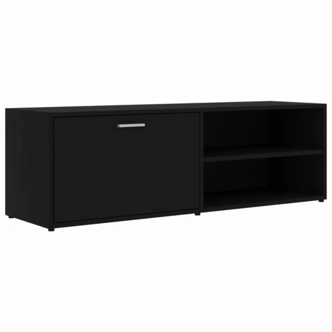 vidaXL TV-Schrank TV-Schrank Schwarz 120 x 34 x 37 cm Spanplatte Lowboard günstig online kaufen