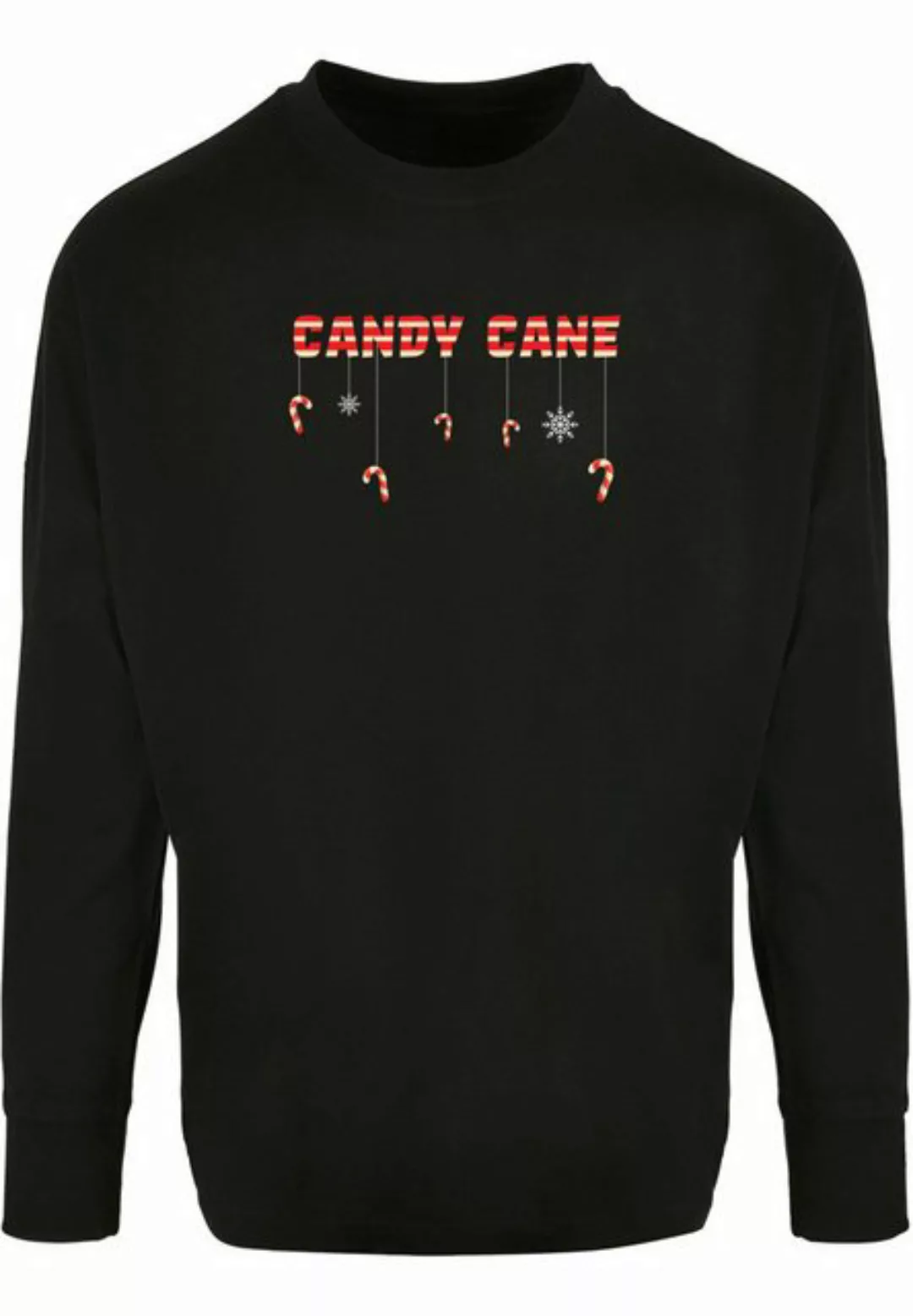 Merchcode Longsleeve Merchcode Herren Candy Cane Oversized Cut On Sleeve Lo günstig online kaufen