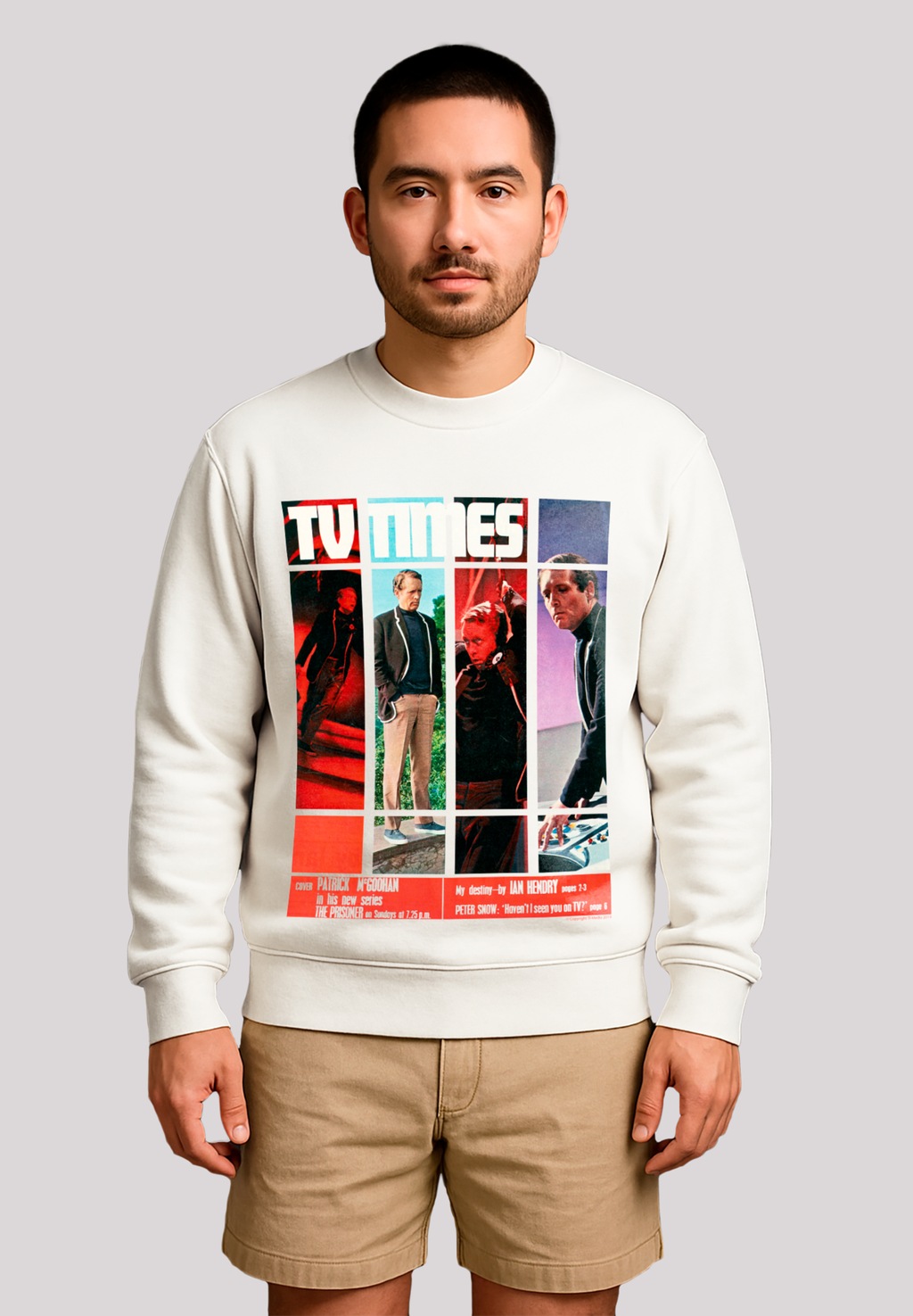 F4NT4STIC Sweatshirt "TV Times Patrick McGoohan The Prisoner 1967 Cover", P günstig online kaufen