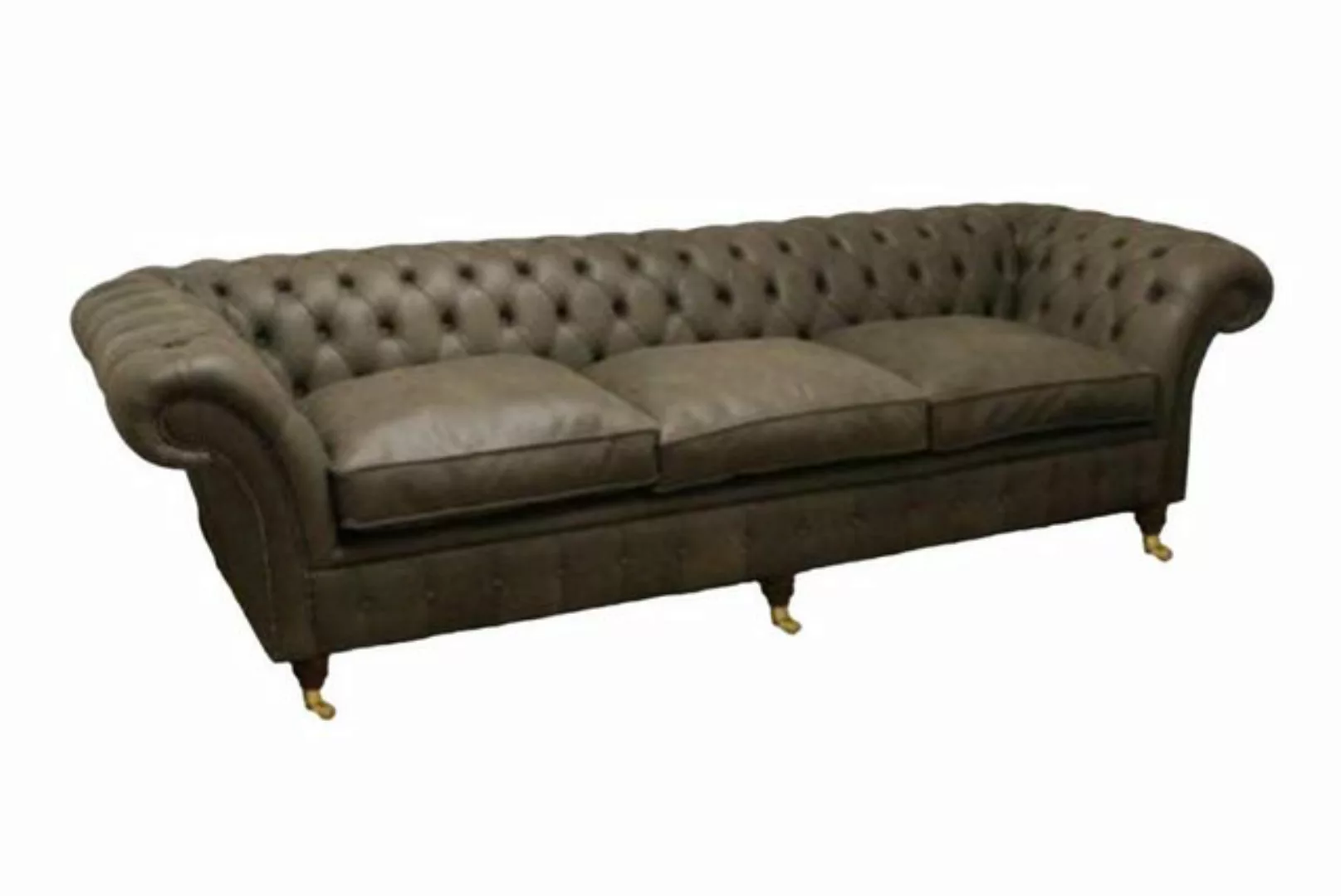 JVmoebel Chesterfield-Sofa Big Sofa 4 Sitzer Couch Chesterfield Polster Bra günstig online kaufen