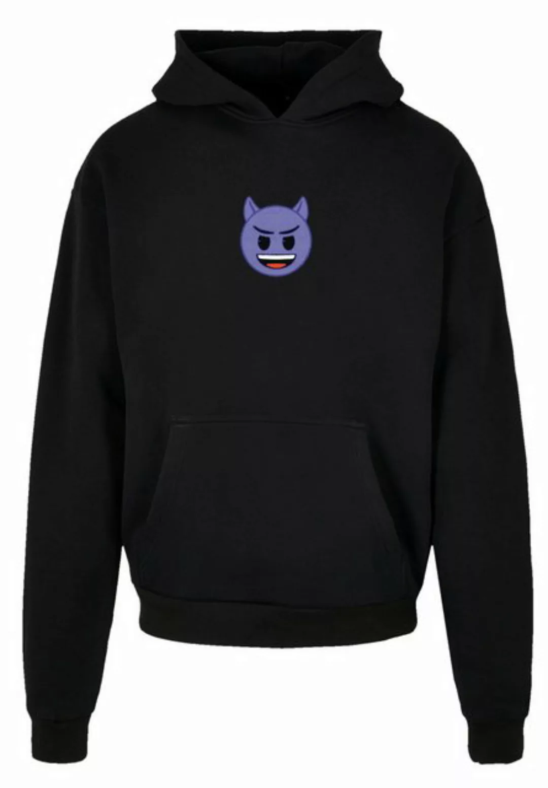 emoji couture Hoodie Evil smiling furry purple face Premium Qualität günstig online kaufen