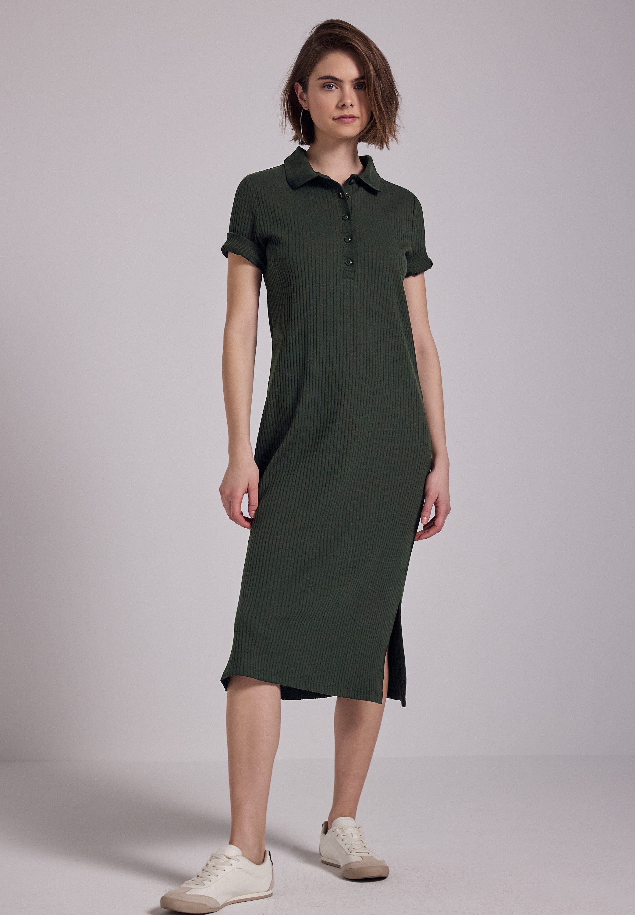 STREET ONE STUDIO Midikleid, mit Knopfleiste günstig online kaufen