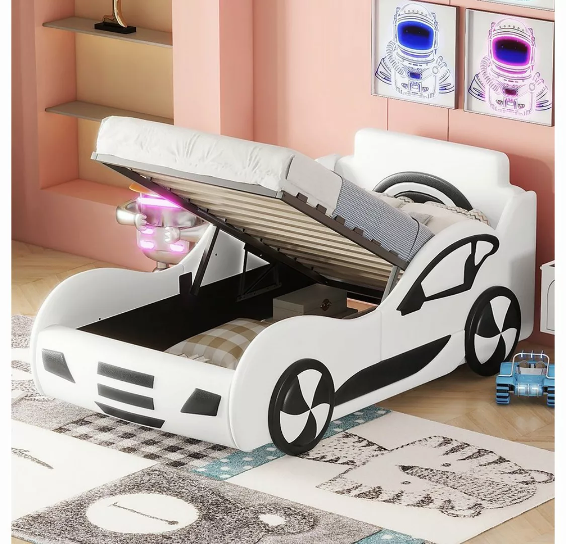 Sweiko Autobett, Hydraulisches Bett mit Stauraum, Kinderbett, 90*200cm günstig online kaufen