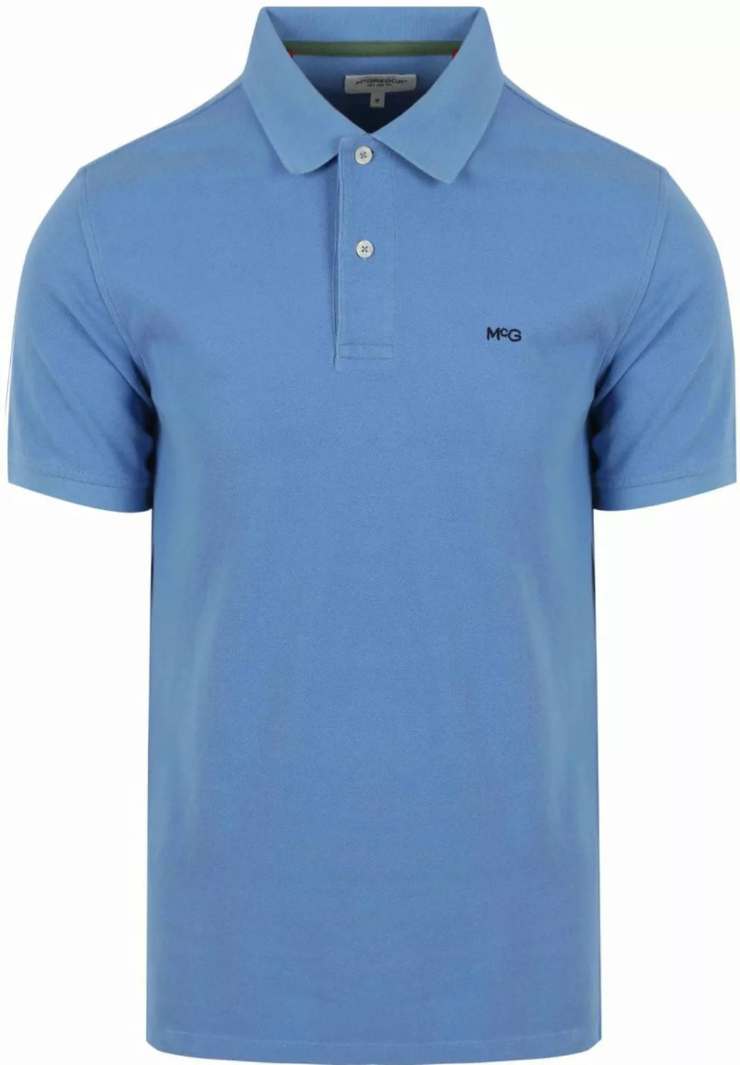 McGregor Classic Piqué Poloshirt Mid Blau - Größe L günstig online kaufen