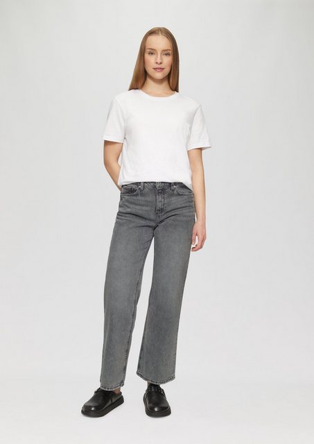 QS Stoffhose Jeans Catie / Slim Fit / High Rise / Wide Leg günstig online kaufen