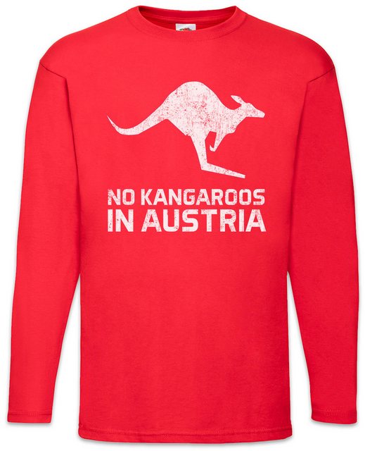 Urban Backwoods Langarmshirt No Kangaroos In Austria Langarm T-Shirt Englis günstig online kaufen