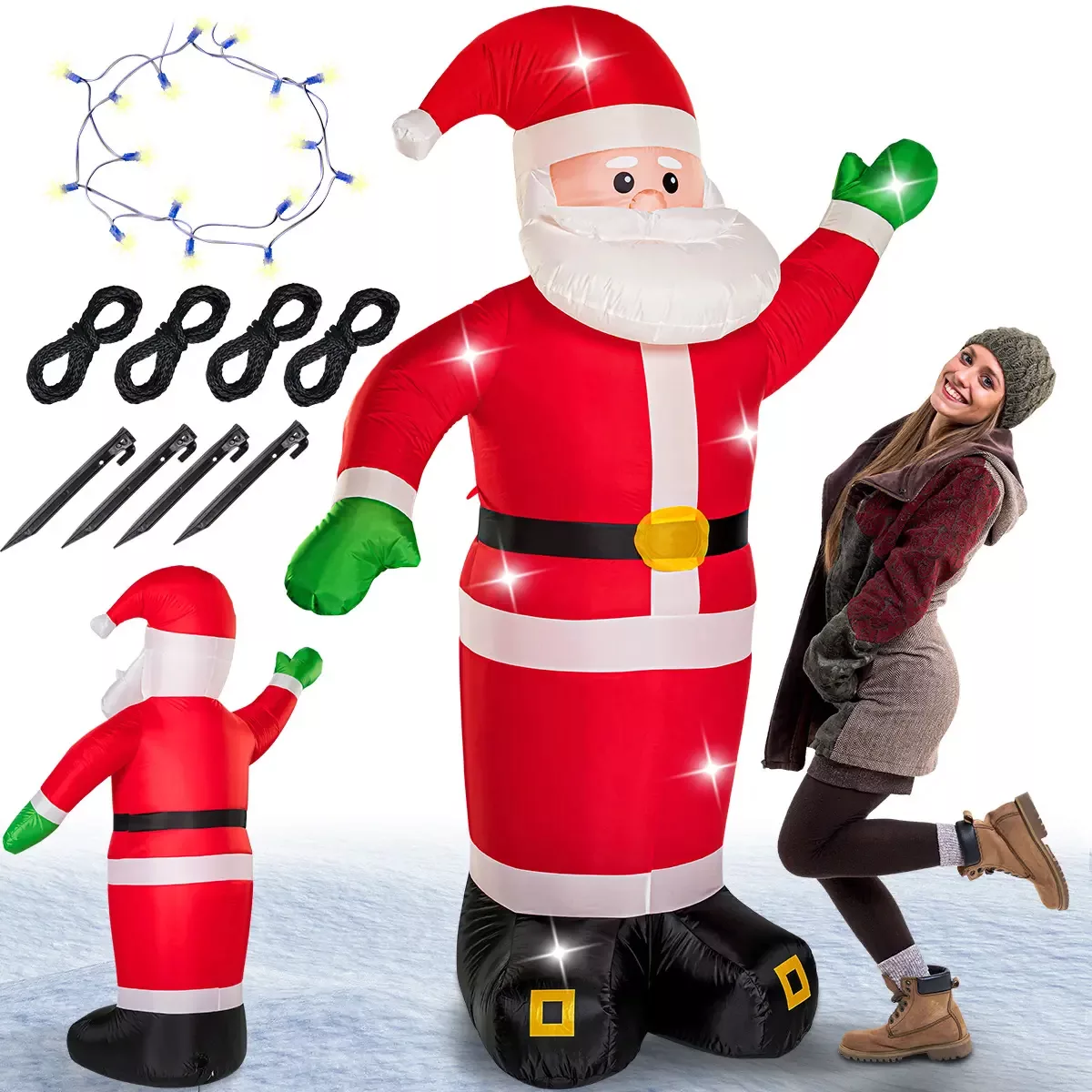 Aufblasbarer Weihnachtsmann XXL günstig online kaufen