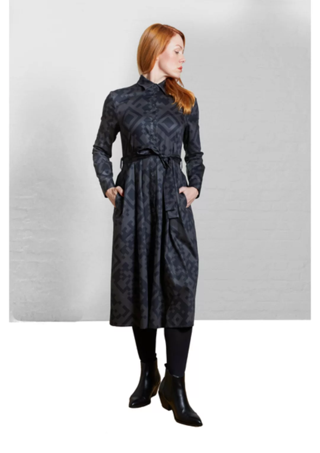 Dress Marie Qr - Damenkleid Aus Bio-baumwolle günstig online kaufen