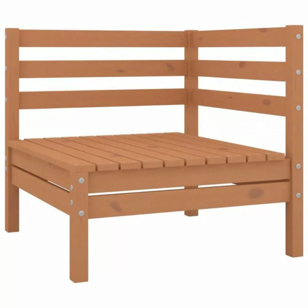 furnicato Ecksofa Garten-Honigbraun Massivholz Kiefer, 1 Teile günstig online kaufen