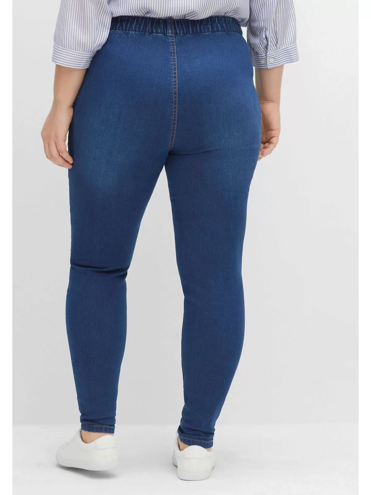 Sheego Jeansjeggings "Große Größen", in individueller Waschung günstig online kaufen