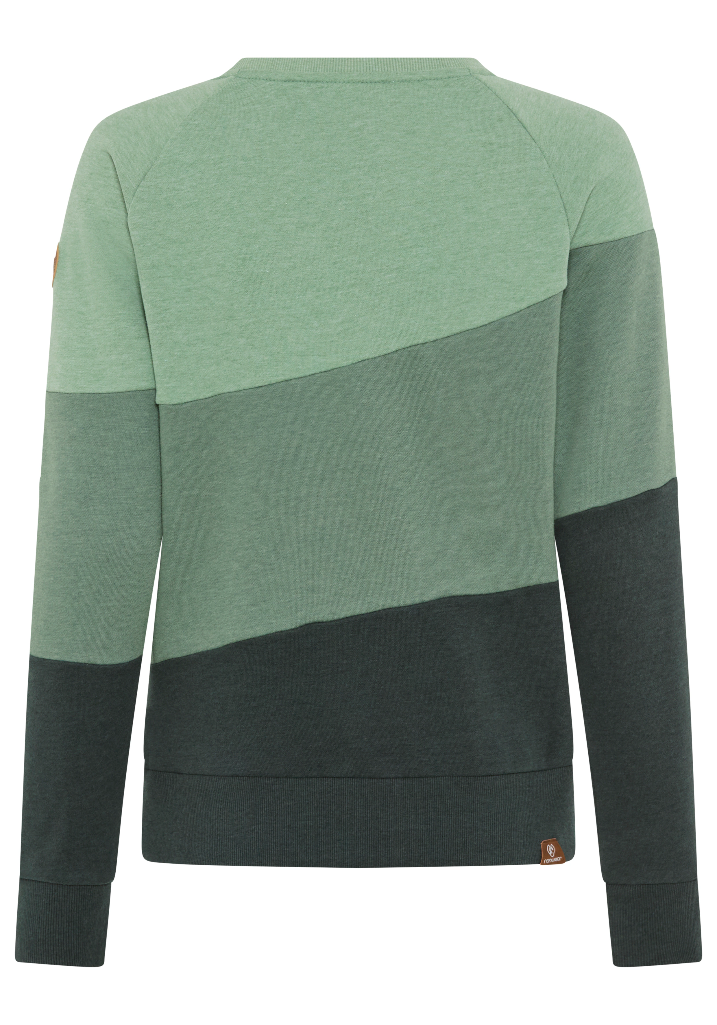 Ragwear Sweater "JOHANKA BLOCK", Crew Neck im Color-Blocking Design günstig online kaufen