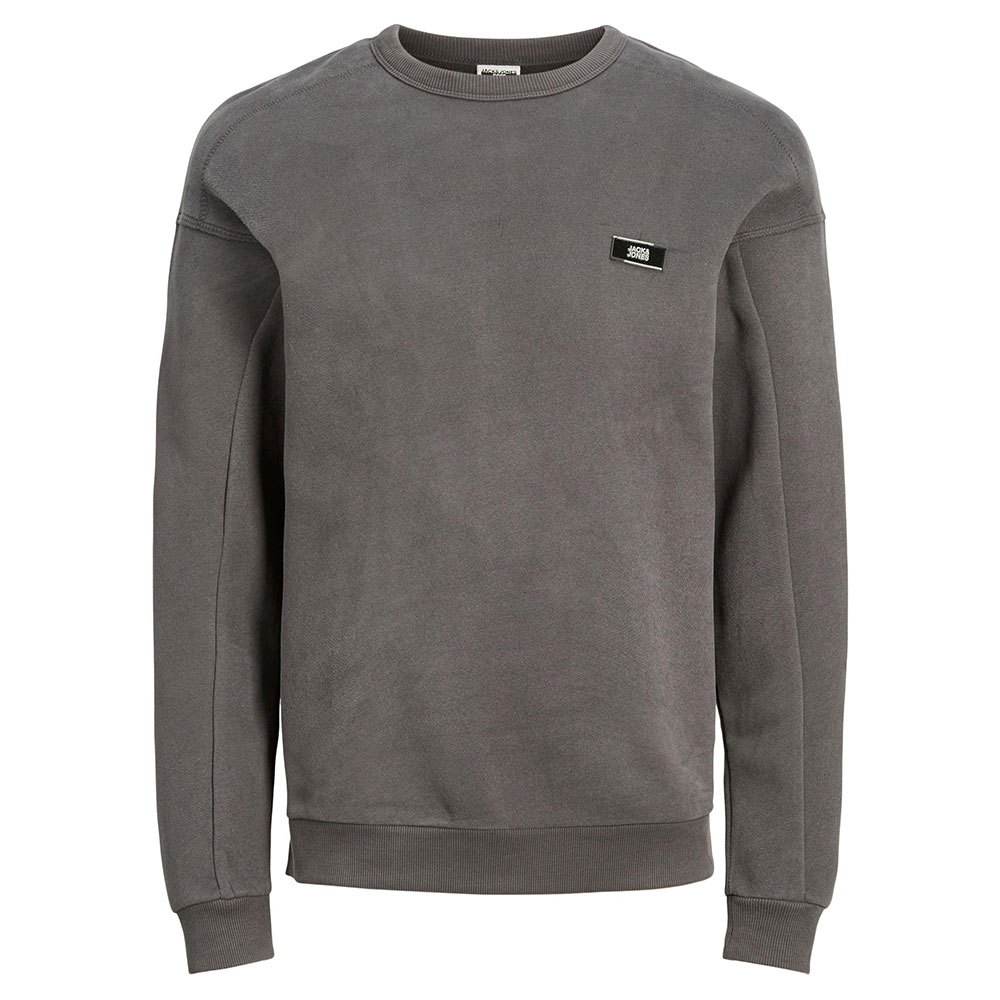 Jack & Jones Classic Graphic Pullover M Asphalt / Relaxed Fit günstig online kaufen