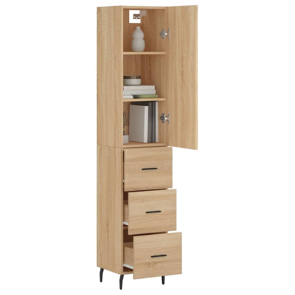 vidaXL Highboard Highboard Sonoma-Eiche 34,5x34x180 cm günstig online kaufen