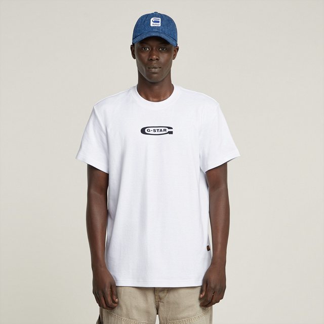 G-STAR T-Shirt Old Skool Logo mit Frontprint günstig online kaufen