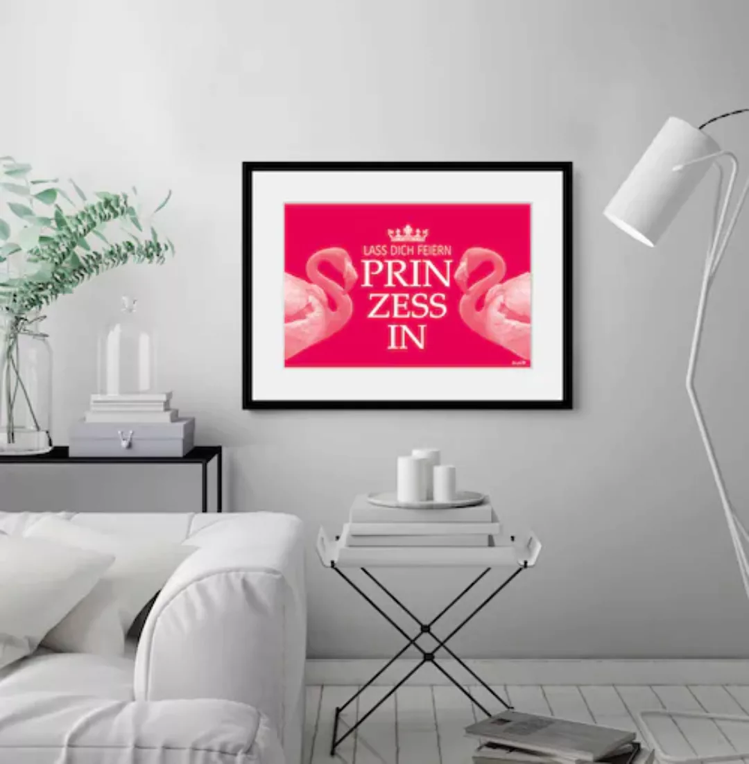 queence Bild »PRINZESSIN«, Flamingos, (1 St.) günstig online kaufen