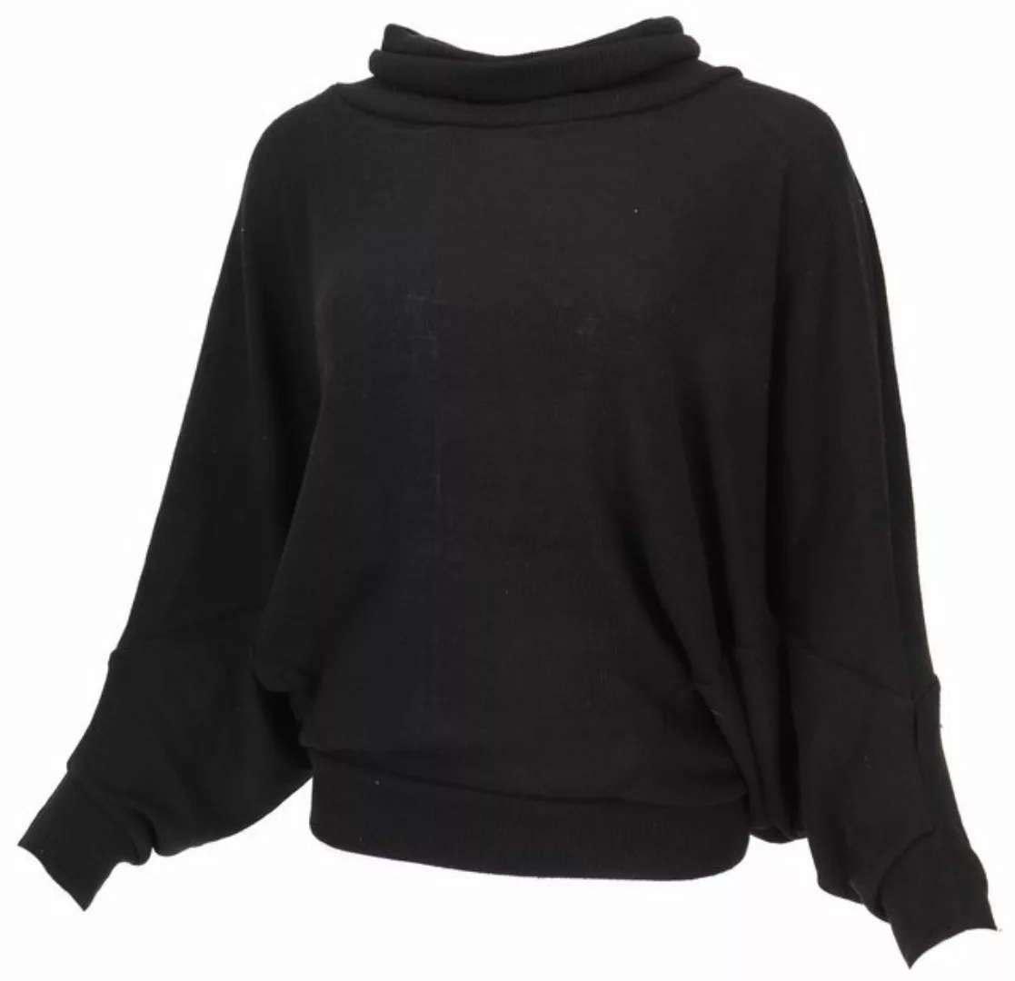 Guru-Shop Longsleeve Oversize Shirt, Rollkragen Strickshirt, Plus.. günstig online kaufen