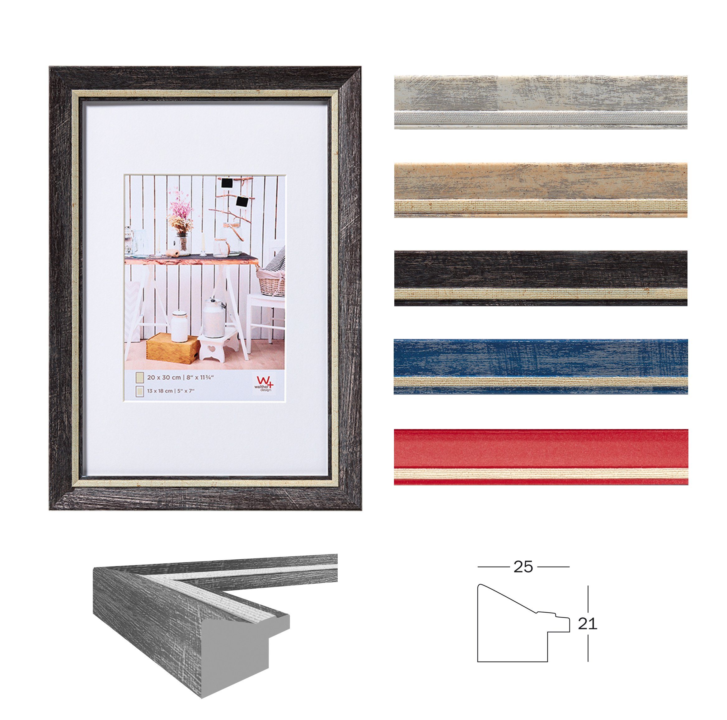 Walther Design Bilderrahmen Design-Bilderrahmen Chalet günstig online kaufen