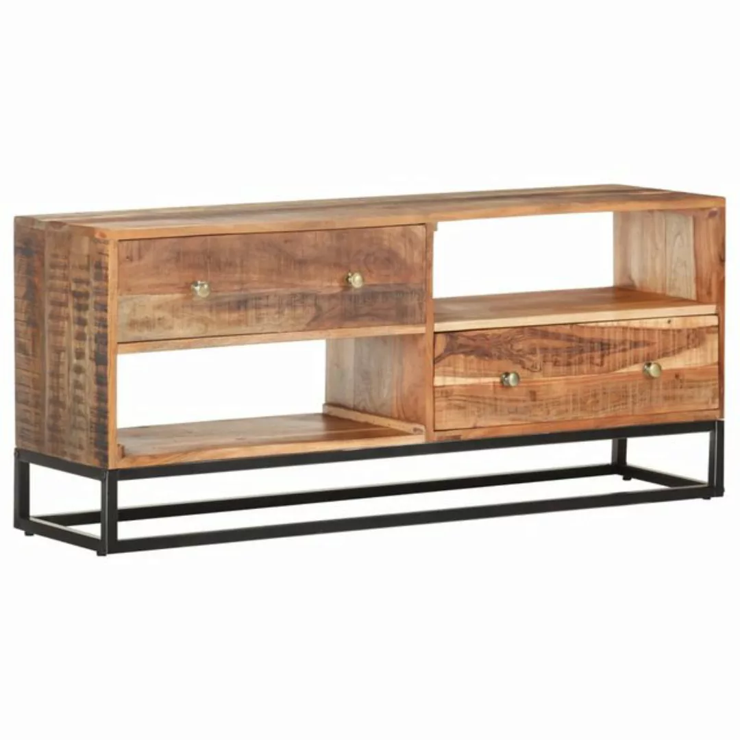 vidaXL TV-Schrank TV-Schrank 120x30x50 cm Raues Akazienholz Lowboard günstig online kaufen