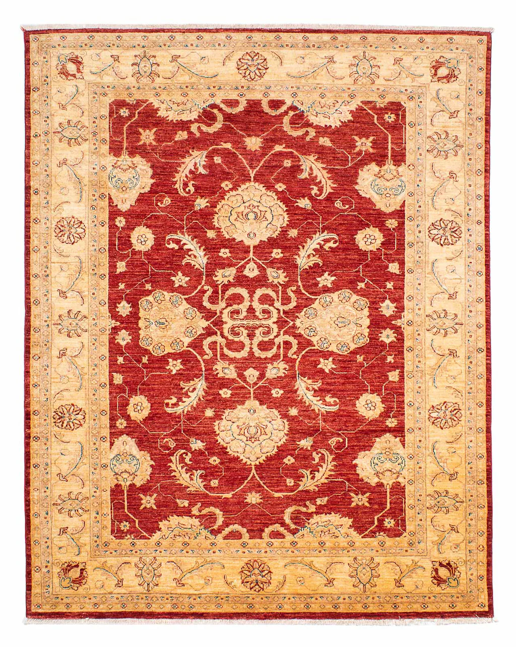 morgenland Orientteppich »Ziegler - 222 x 174 cm - dunkelrot«, rechteckig, günstig online kaufen