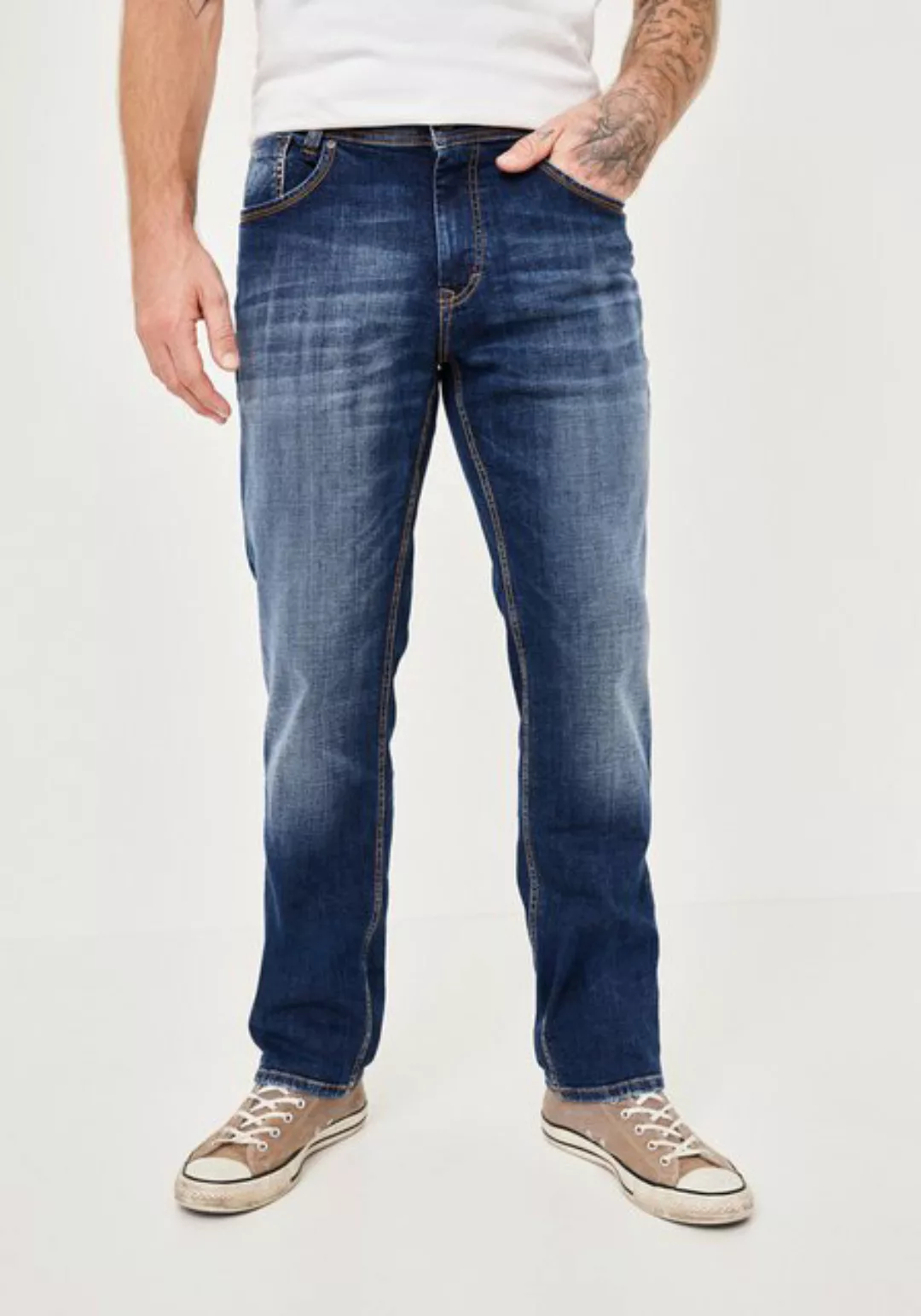 Paddock's Straight-Jeans BEN Regular Fit 5-Pocket Jeans mit Stretchanteil günstig online kaufen