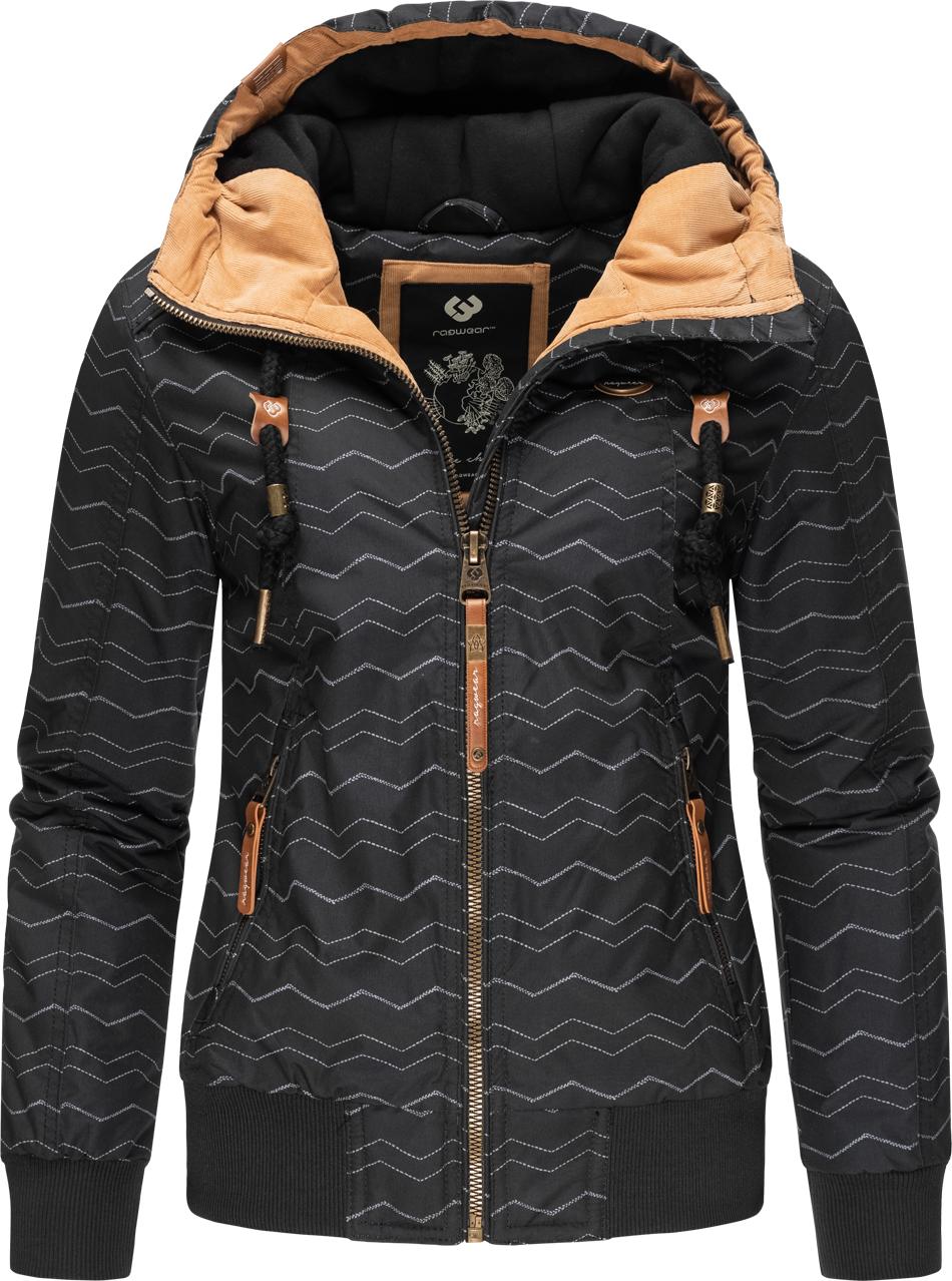 Ragwear Outdoorjacke "Druna Zig Zag Winter", mit Kapuze günstig online kaufen