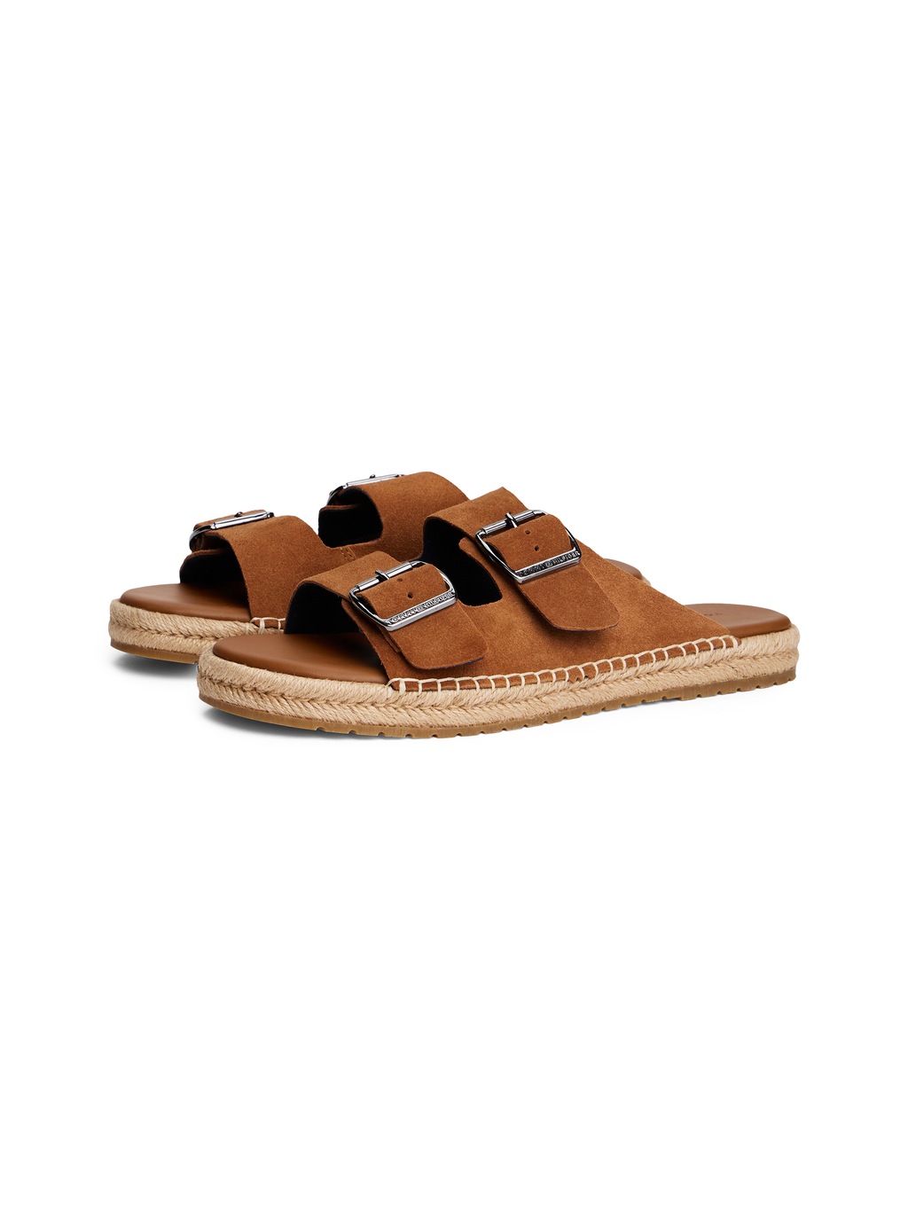 Tommy Hilfiger Pantolette "FLEX JUTTE HILFIGER SUEDE SANDAL", Sommerschuh, günstig online kaufen