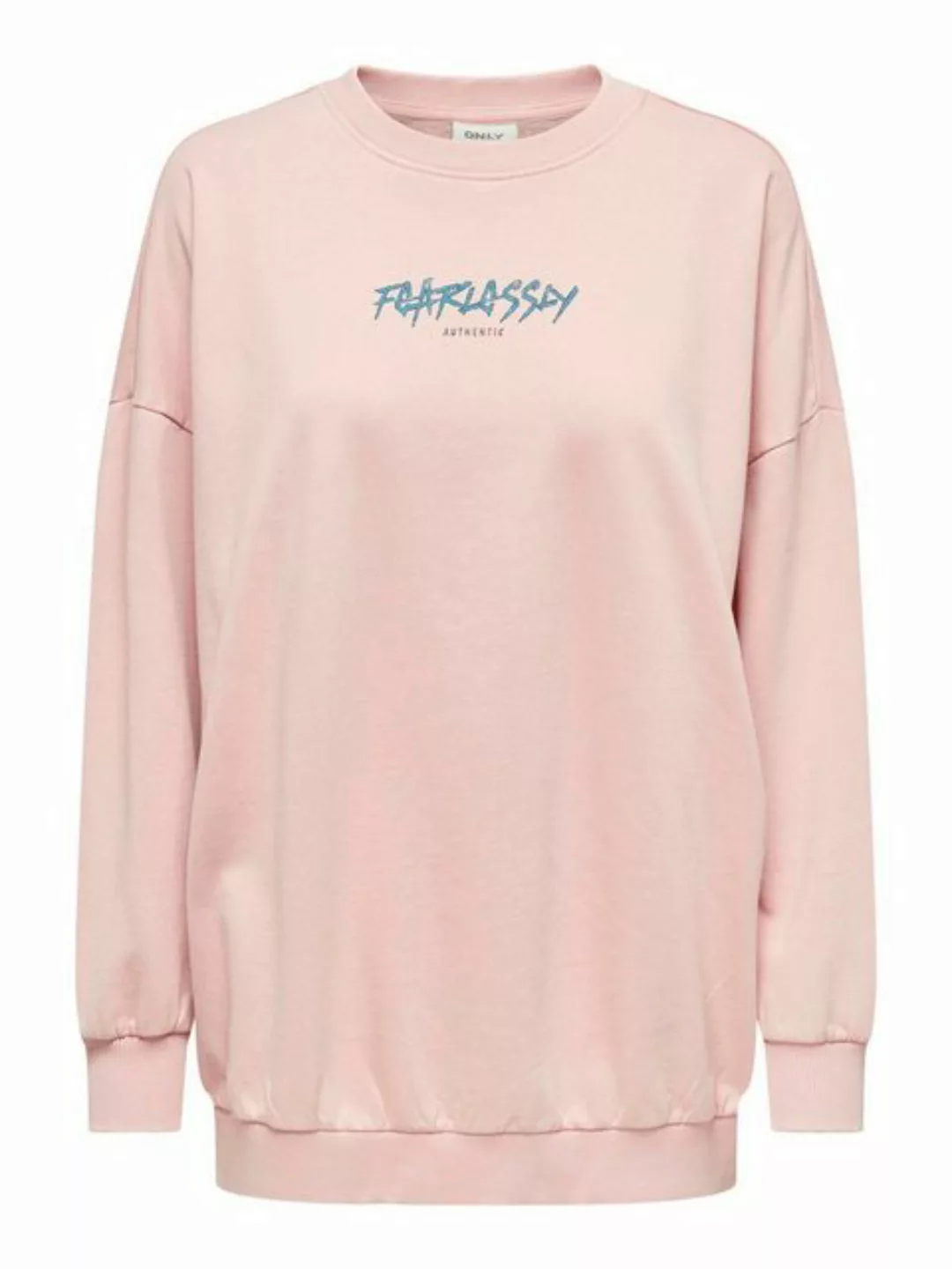 ONLY Sweatshirt LUCINDA (1-tlg) Drapiert/gerafft günstig online kaufen