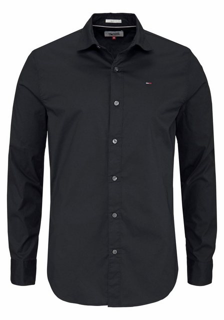 Tommy Jeans Langarmhemd Stretch Hemd, Premium, Slim Fit, mit Elasthan günstig online kaufen