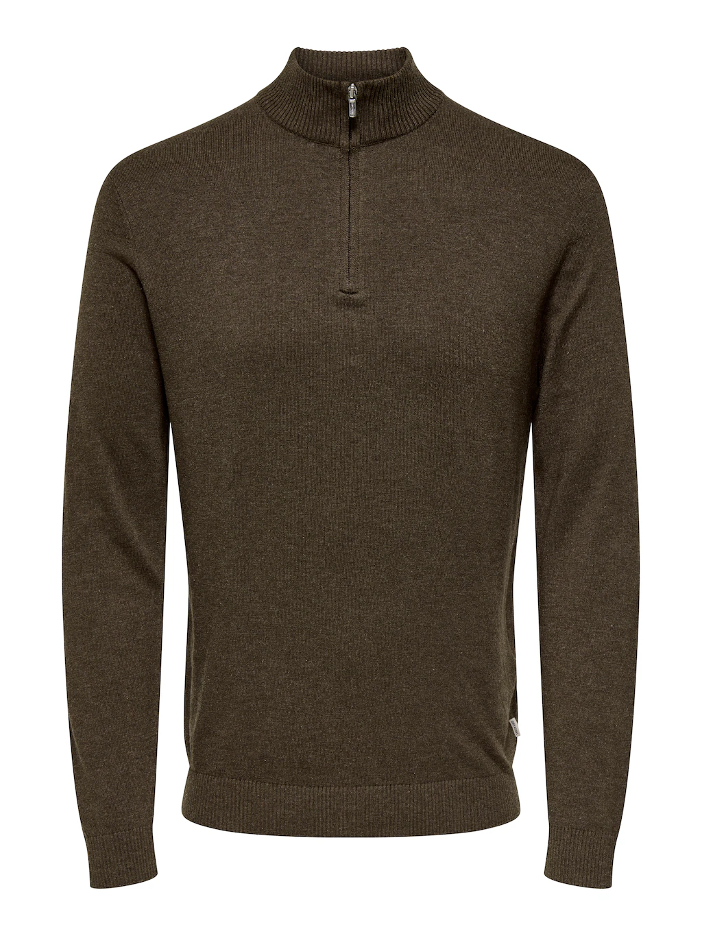 ONLY & SONS Troyer "ONSLOUI REG 12 MEL HALF ZIP KNIT NOOS" günstig online kaufen