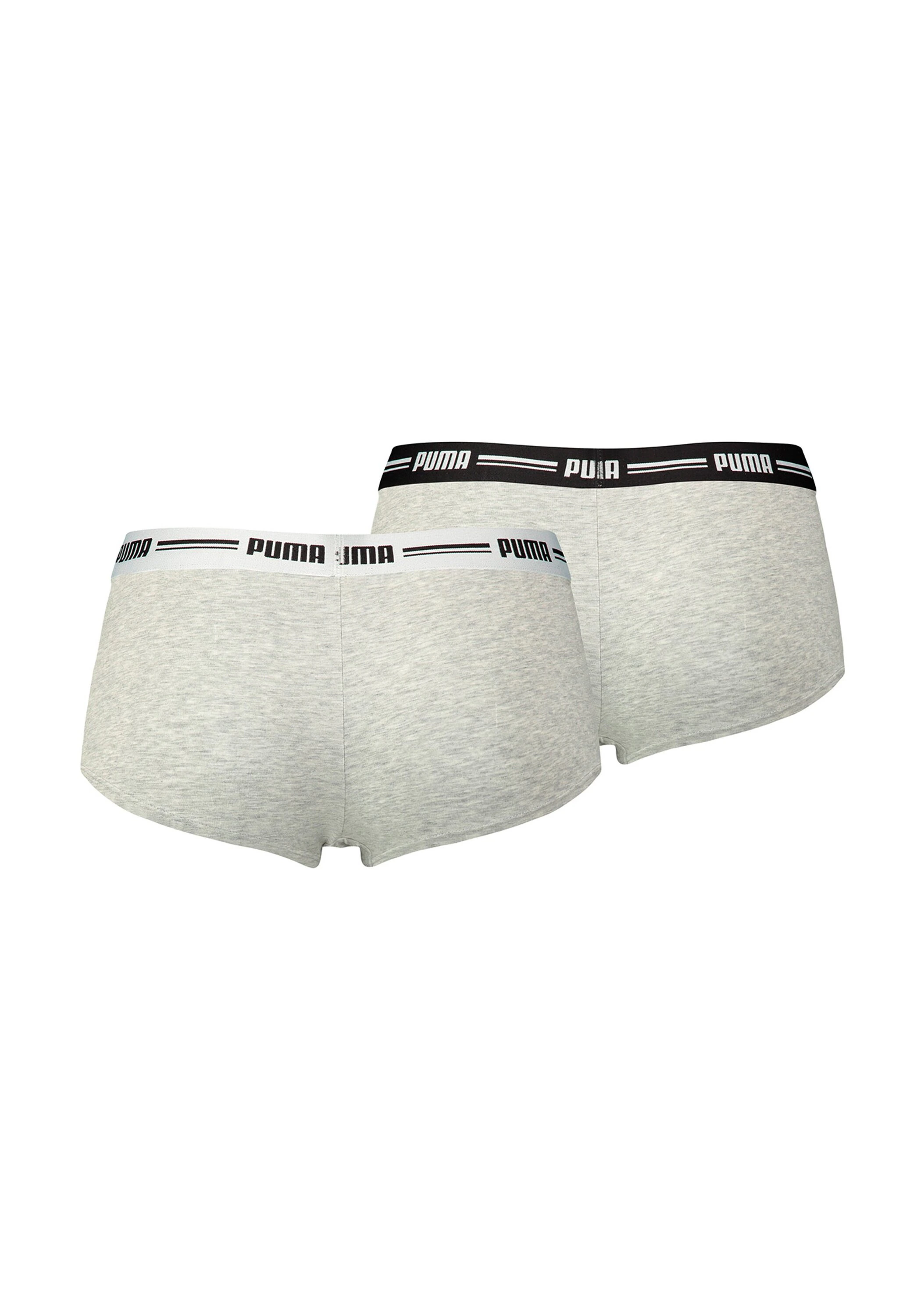 PUMA Panty "PUMA WOMEN MINI SHORT 2P PACK", (Packung, 2er Pack), mit markan günstig online kaufen