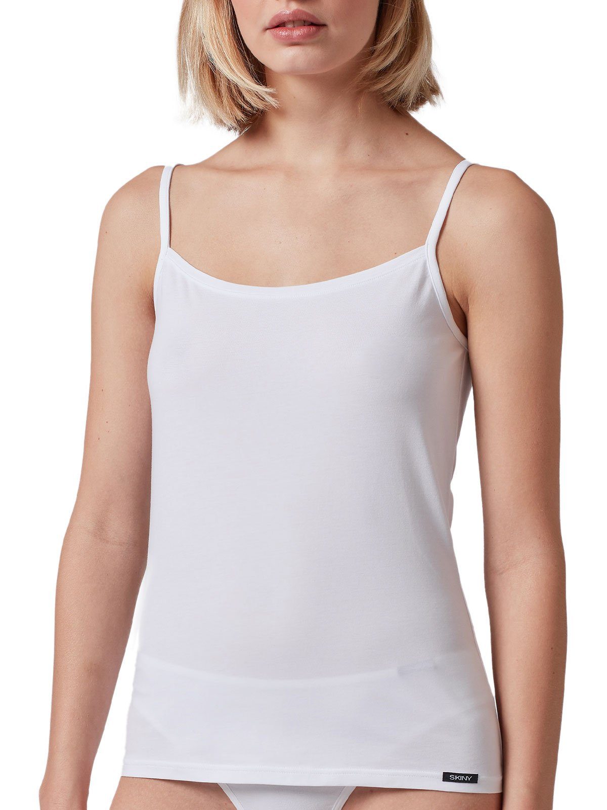 Skiny Achseltop Damen Spaghettishirt Cotton Essentials günstig online kaufen