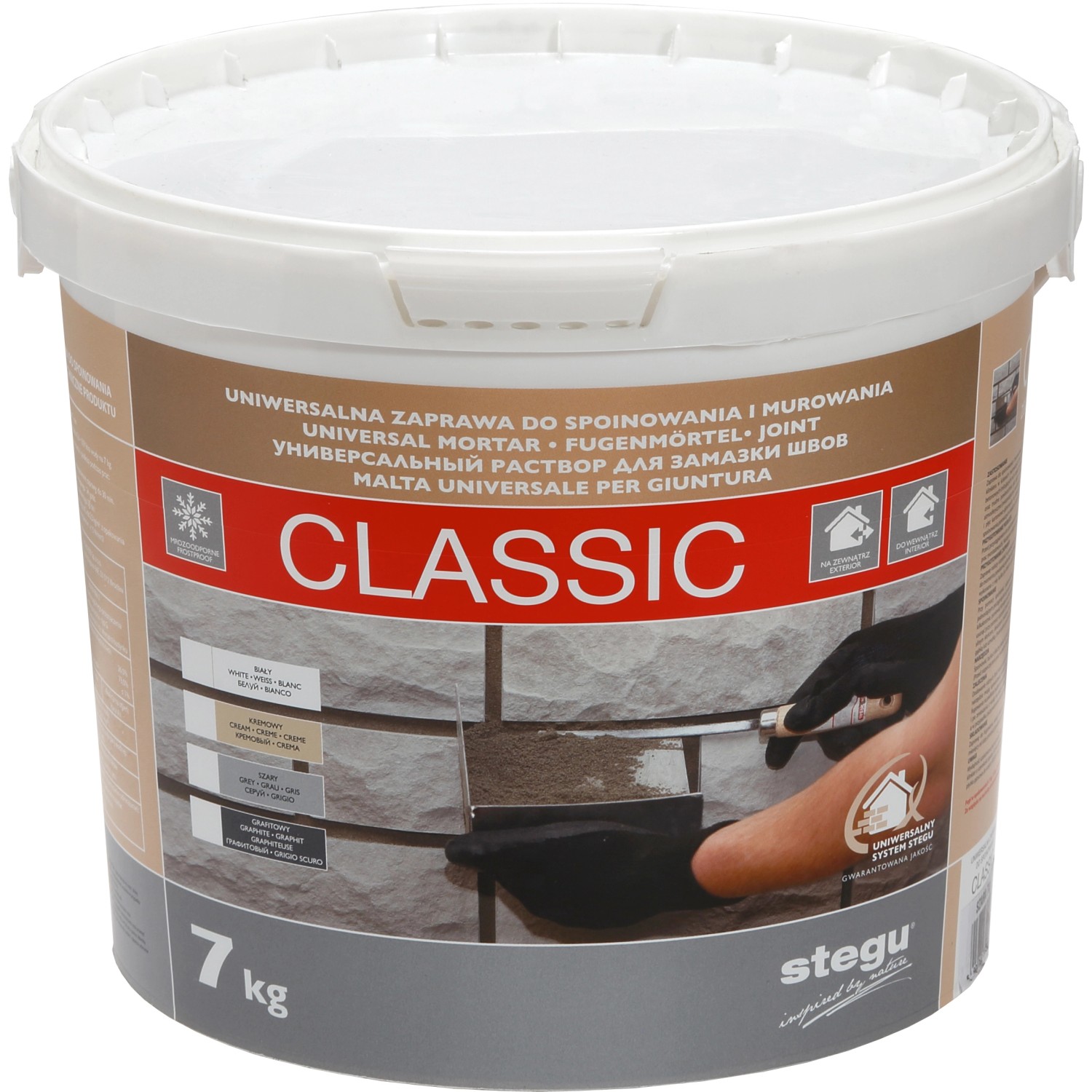 Stegu Fugenmörtel Classic Graphit 7 kg günstig online kaufen