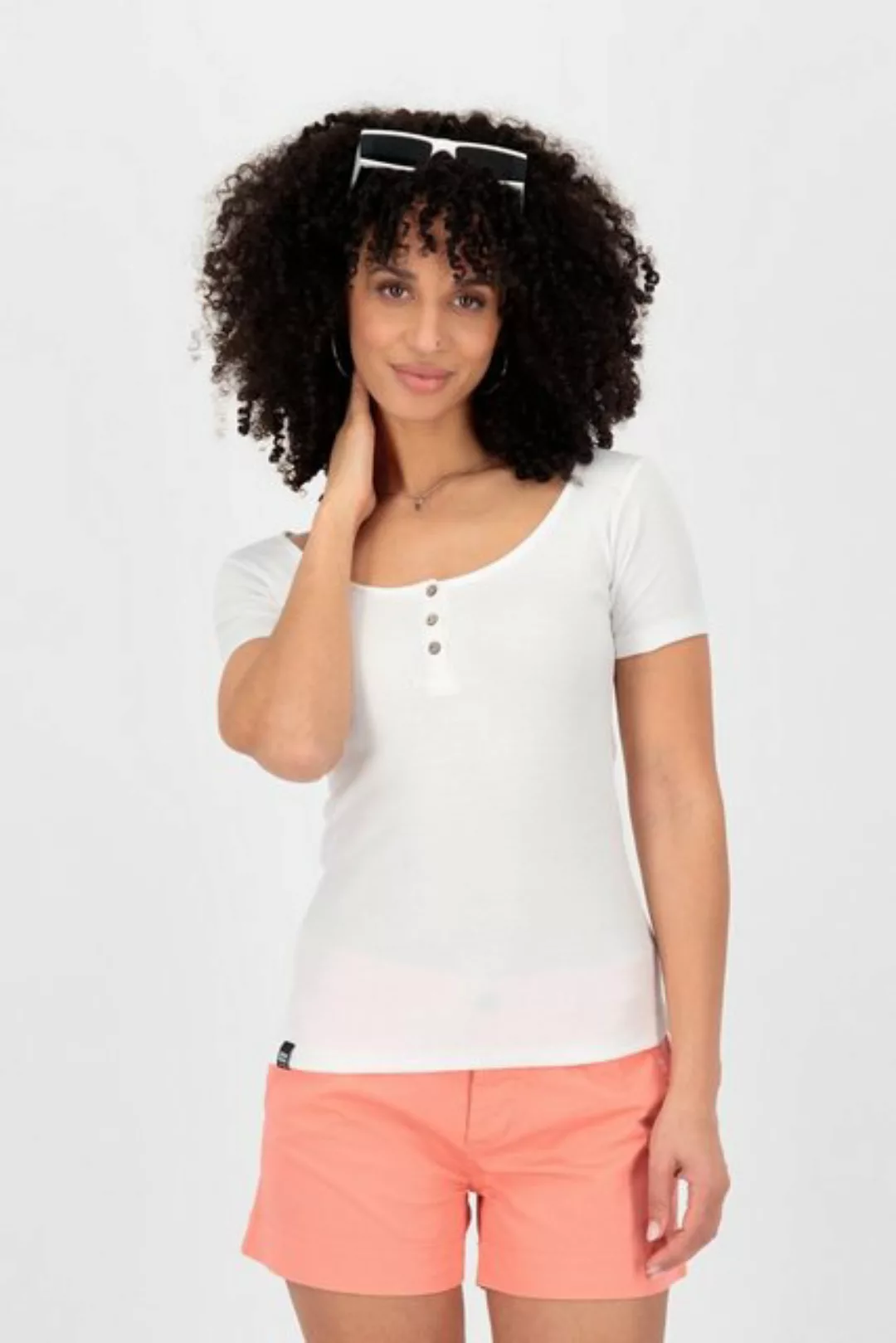 Alife & Kickin Rundhalsshirt RosaAK A Shirt Damen Kurzarmshirt, T-Shirt günstig online kaufen