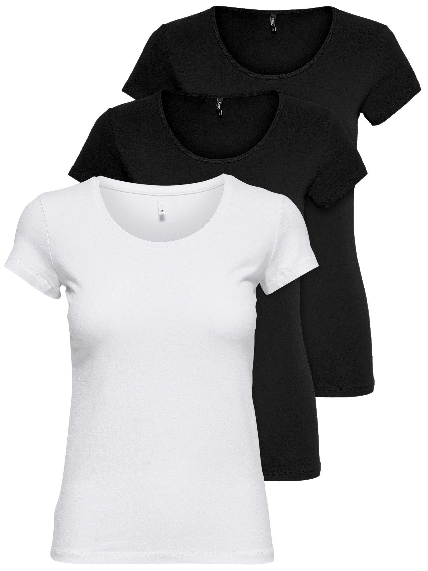 ONLY T-Shirt ONLLIVE LOVE NEW (3-tlg., günstig online kaufen