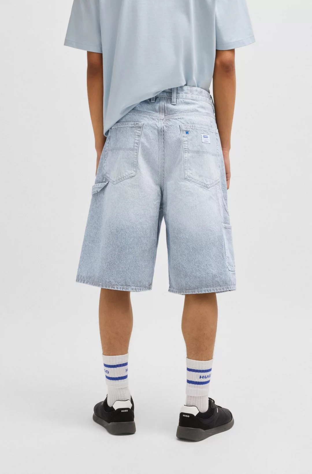 HUGO Blue Shorts "Aman", mit kontrastfarbenen Details günstig online kaufen