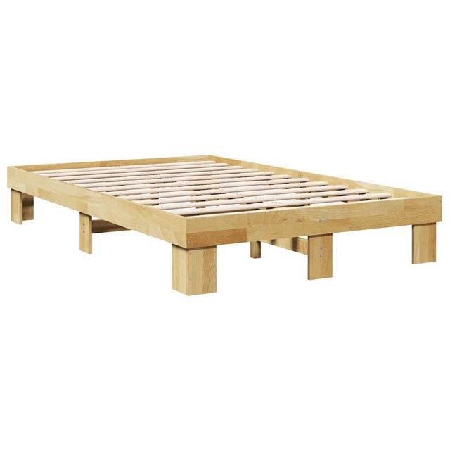 vidaXL Bett Massivholzbett ohne Matratze 120x200 cm Eichenholz günstig online kaufen