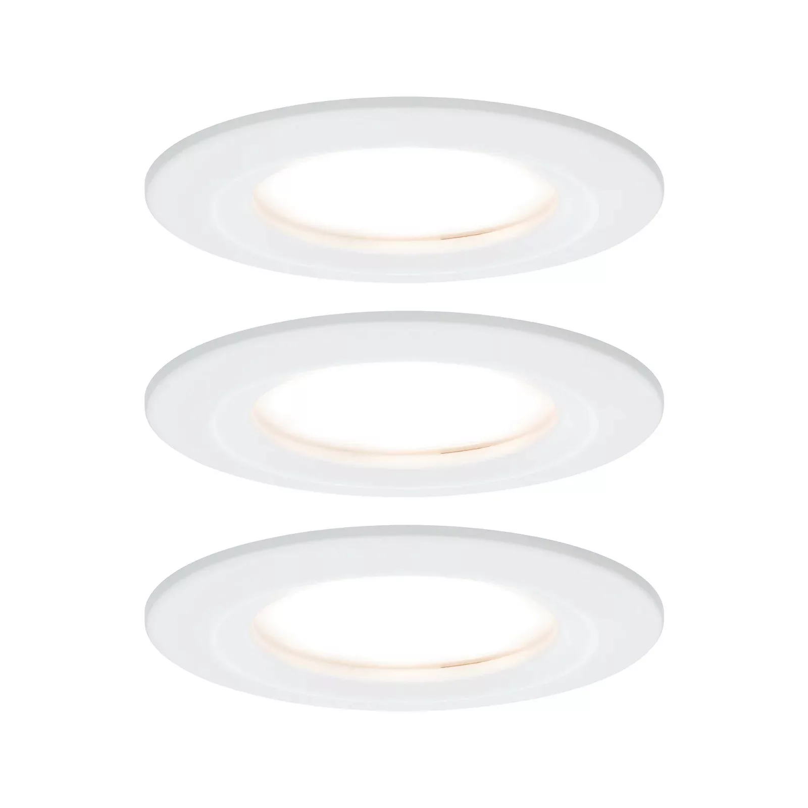 Paulmann Nova Coin LED-Spot 3er rund dimmb. chrom günstig online kaufen