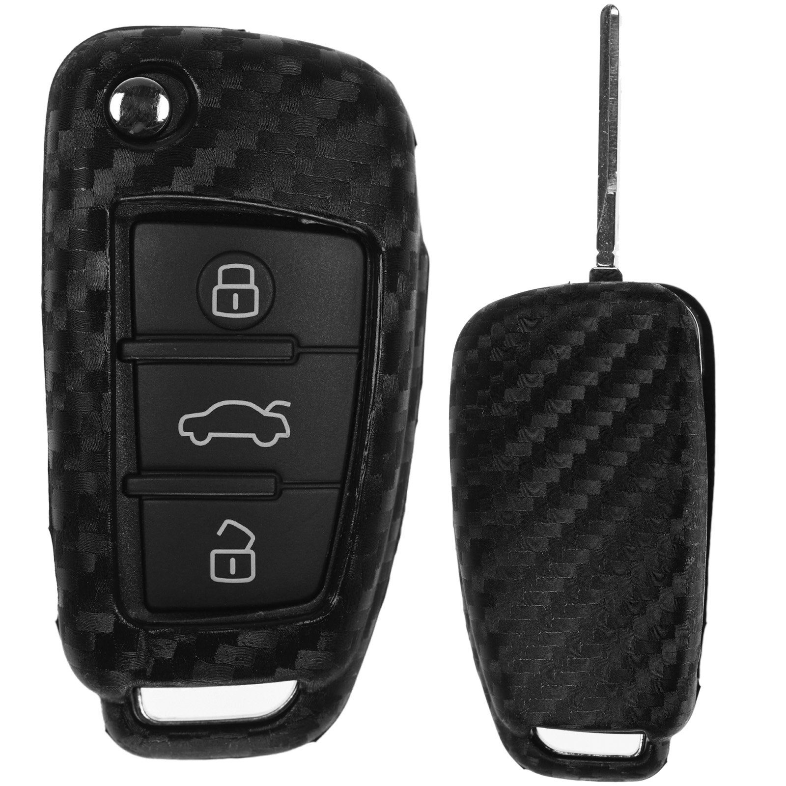 mt-key Schlüsseltasche Autoschlüssel Softcase Silikon Schutzhülle günstig online kaufen