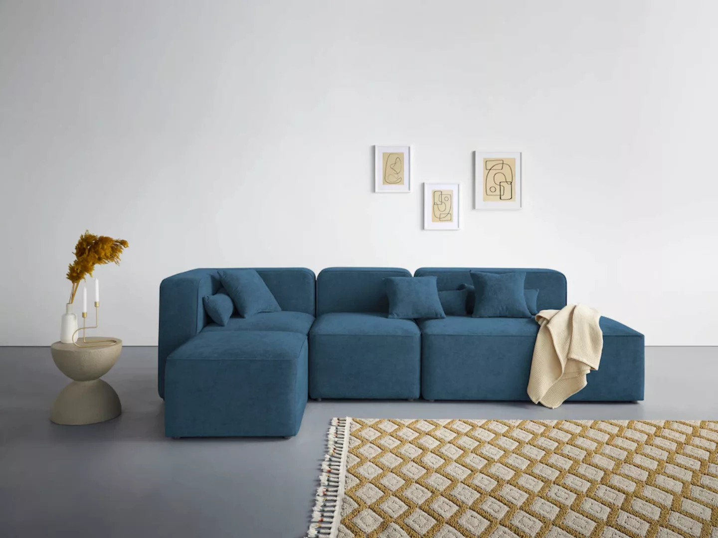 andas Ecksofa "Sundstrup L-Form", Modulserie, individuelle Zusammenstellung günstig online kaufen